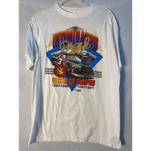 Sports Image Dale Earnhardt Intimidator Tour 1992 Winston Cup White Shirt Large